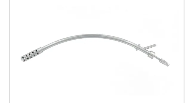 Canule Aspiration Aubert 355 mm Diamètre 10 mm Inox — REF 02605P