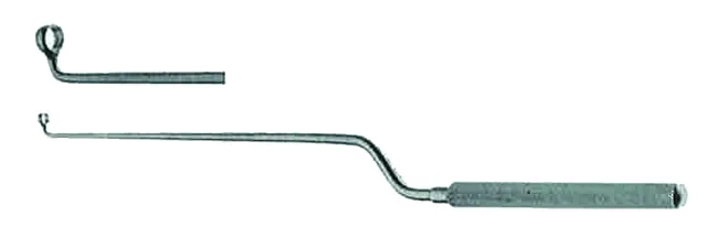 Curette Neuro Hardy 241 mm Angulé 45° Droite 3MM — REF N923