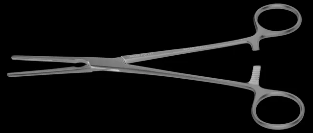 Vascular clamp coarctation Glover straight Aight 21 cm — REF 11001P