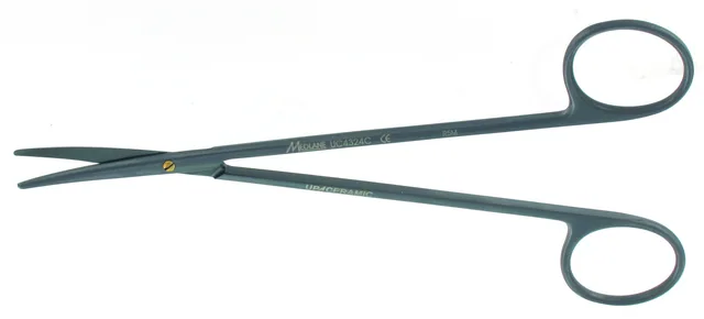 Ciseaux Up-cut Metzenbaum Delicat 200 mm Courbe Céramique — REF UC4325C