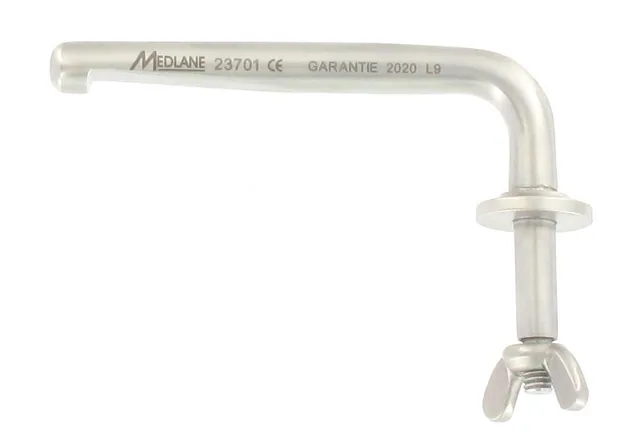 Retractor self-retaining spine Scoville Haverfield Vl V blunt 7.5 cm — REF 23702
