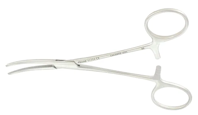 Artery forceps Kocher 18 cm curved W /o T — REF 35306P
