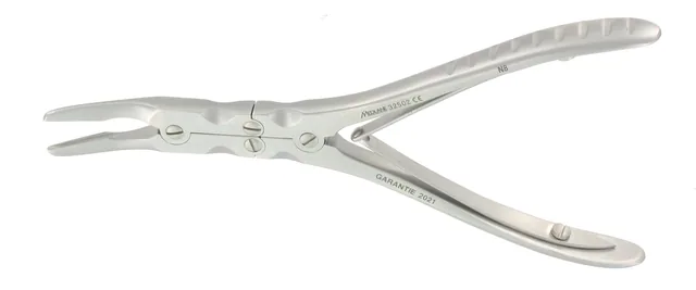 Bone rongeur Dbl Bx Bolher 1 5 cm 2 mm curved — REF 32502P