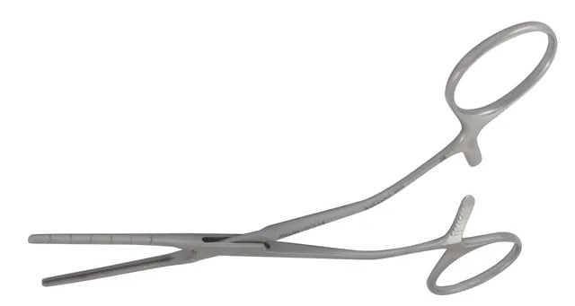 Vascular clamp pediatric Cooley small angled D 14.5 cm — REF 11913