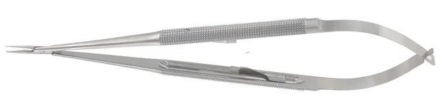 Porte Aiguille micro Jacobson Corps Rond 150 mm Droit Verrou Mors Diamètre-insert 12 X 0,8 X 1,2 mm — REF 40627