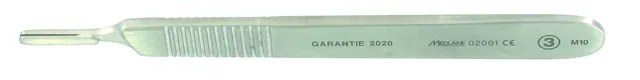 Scalpel Double blade Space 12 mm for small blade (n°3) — REF K1381