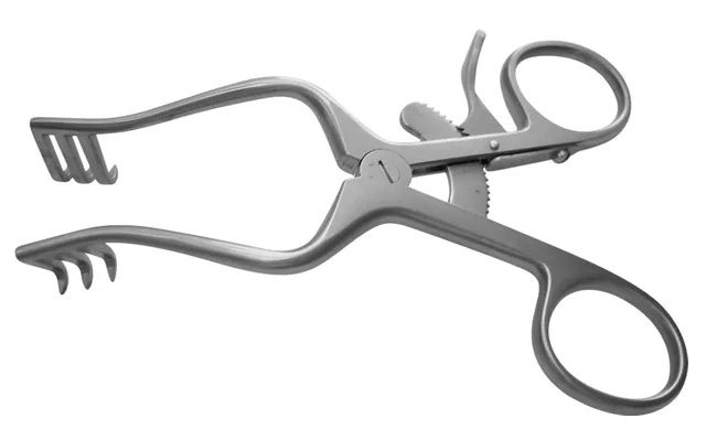 Retractor self-retaining Weitlaner Wullstein blunt 13 cm — REF 22815P