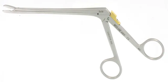 Disc rongeur Cushing 130 stainless radius 2X10 detachable — REF 41811