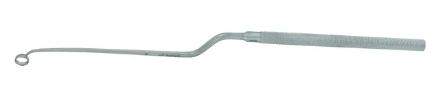 Neuro curette Nicola 21.5CMX6. 5 mm Right flexible — REF N940