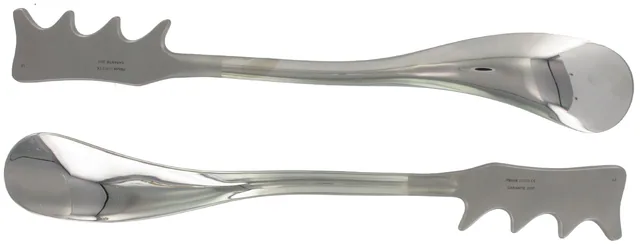 Obstetric forceps Thierry pair spine Atulas 36 mm — REF 25304P