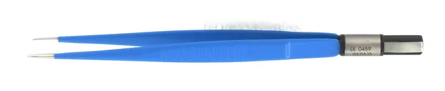 Coagulationforceps Bipolar-bissinger- 15 cm straight blunt 1.0 mm — REF 28713P