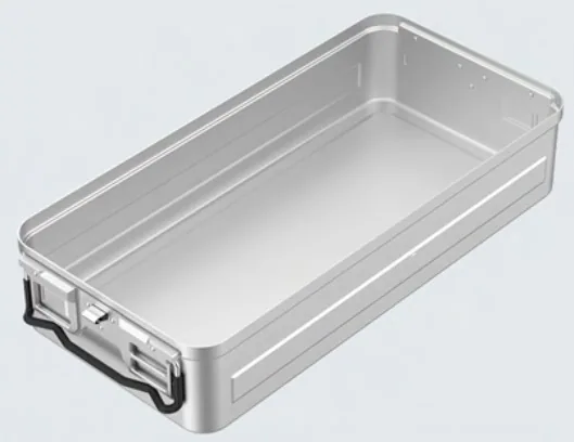 Bottom - non-perforated Outside: 600X272X190 mm - Inside: 548X258X180 mm — REF H0579