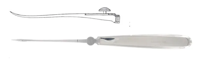 Aiguille Suture Reverdin Moyenne 190 mm Droite — REF 00511P