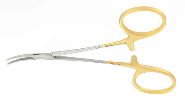 Pince Hémostatique Halstead Micro 120 mm C. sans Griffes Upline — REF UL35006