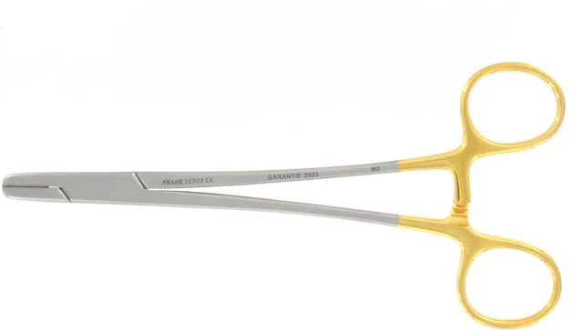 Grasping wire forceps Berry needle Holder tungsten Carbide. 19.5 cm — REF 32302P