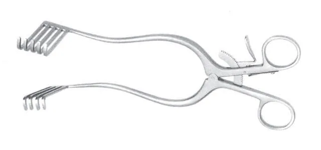 Retractor self-retaining Mac Kee Hip blunt 6 0 X 23 cm — REF 22506P