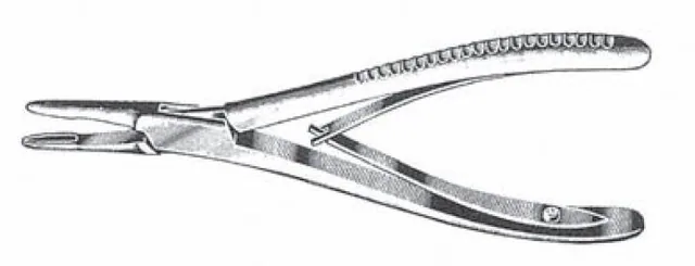 Bone rongeur Single Jansen 17 cm 4 mm straight — REF 33204P