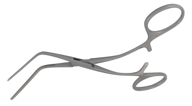 Vascular clamp pediatric Castaneda angled 45° 13 cm — REF 11804P