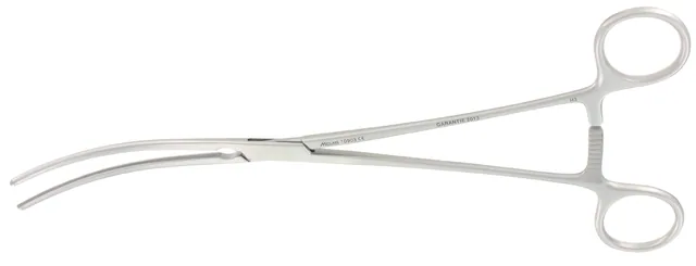 Vascular clamp coarctation Debakey curved 27 cm — REF 10903
