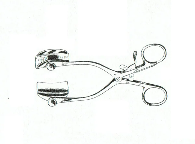 Retractor abdominal Collin Baby 2 Pai Rs of Valve — REF D1XE