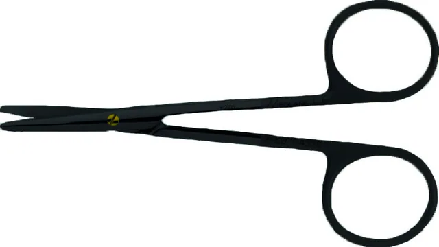 Ciseaux Up-cut Metzenbaum Baby 115 mm Courbe Céramique — REF UC4338C