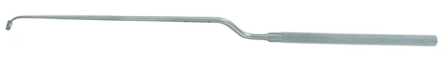 Neuro curette Hardy 24 cm angled Ed Right 5 mm — REF N929
