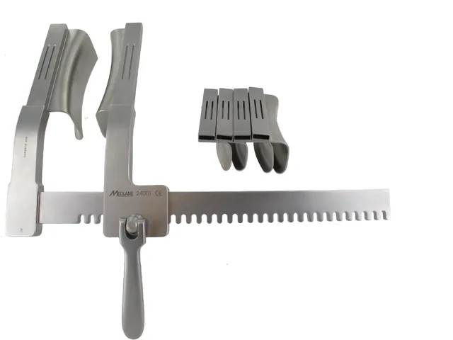 Retractor thoracic Dubost complete Mod . U.s. 3 X 2 Valves — REF 24001P