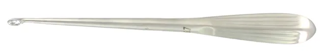 Bone curette Bruns straight 23 cm X 6.7 mm — REF 15609