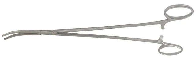 Artery forceps Bengolea 24 cm curved . with teeth — REF 34205P