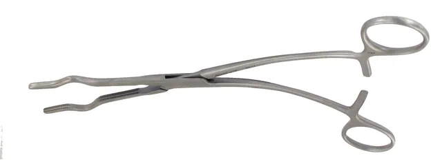 Vascular clamp Cave Vein Cooley A D. Ch36 20 cm — REF 12109