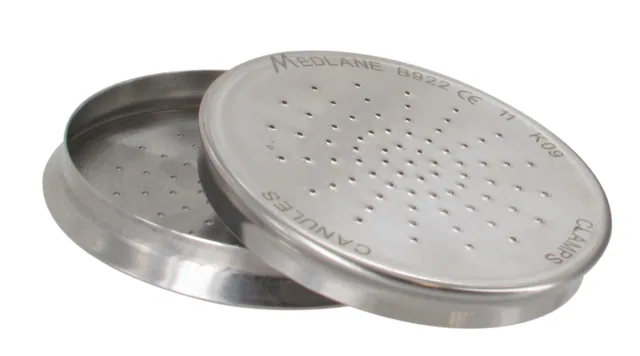 Accessoire boite Inox Diamètre 75 mm pour Canules Hauteur Interieur 10 mm — REF B922