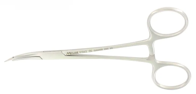 Tendon forceps Interlacing 150 mm curved Sharp — REF K1362