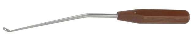 Bone curette Caspar contra-angled 270 X 3,0 mm serrated — REF N048