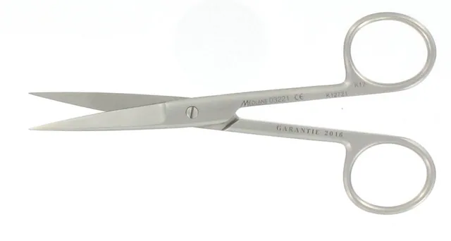 Ciseaux Courants Pointu 120 mm Droit — REF 03221P