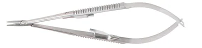 Porte Aiguille micro Jacobson Corps Plateau 210 mm Courbe Mors Tungstène 12 X 1,6 X 2,3 mm — REF Z262