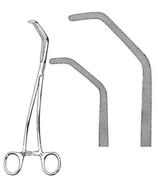 Vascular clamp Satinsky for Infan T 15 cm — REF C5KC