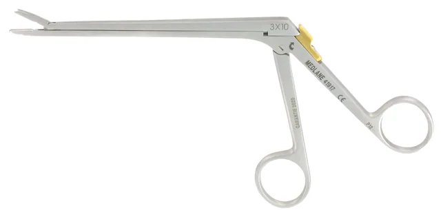 Disc rongeur Grunwald 130 stainless radius 3X10 detachable — REF 41917