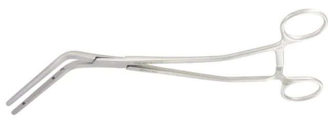 Vascular clamp aortic Fogarty 235X86MM without Silicone insert — REF 10010