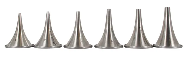 Speculum O. R. L. Auricul le Mee (jeu de 6) — REF 45902
