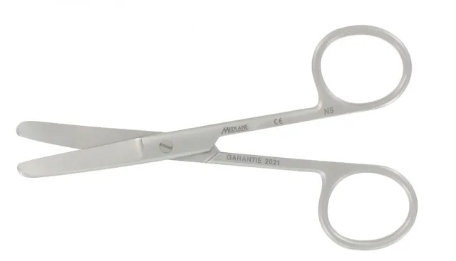 Ciseaux Courants Mousse 120 mm Courbe — REF 03204P
