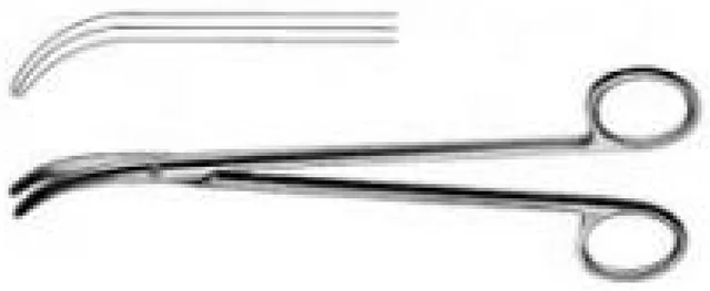 Scissors vascular Thorek 185 mm Tres curved — REF 06505