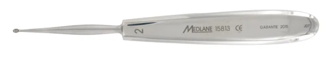 Bone curette Volkmann 17 cm X 2 mm — REF 15813P
