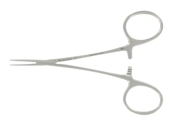 Artery forceps Halst.micr. 12 cm S tracheal without teeth — REF 34912P