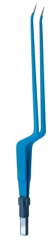Coagulationforceps bipolar -bissinger- 20 cm Bayonet.high Sharp 0.3 mm — REF 28734P