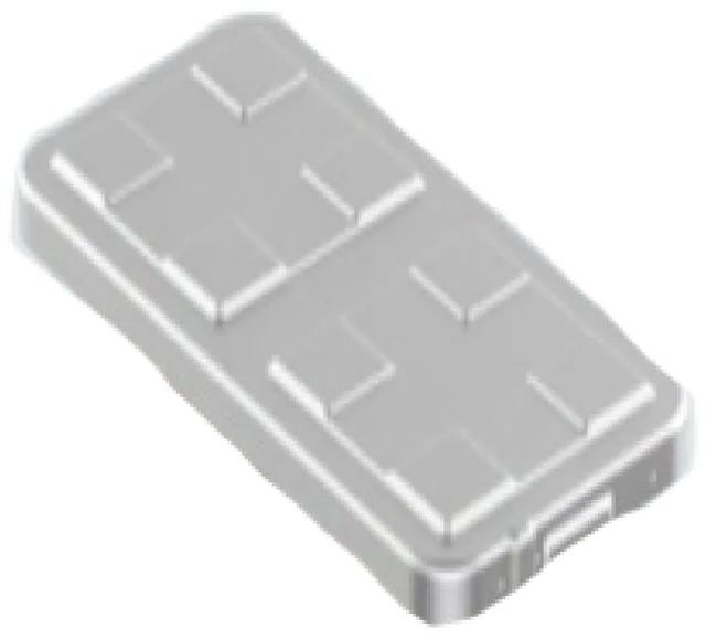 Conteneur 580X280MM Surcouvercle Seul Gris Gamme H - REF H0670