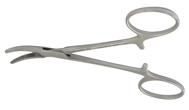 Artery forceps Delore 13 cm curved — REF 34603P