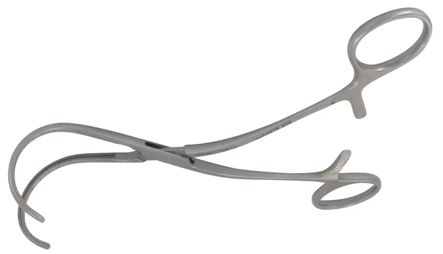 Vascular clamp peripheral. Cooley 17 cm — REF 11505P