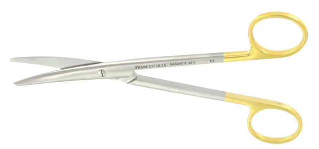 Ciseaux Courants Mayo Stille 170 mm Courbe Tungstène — REF 03708P