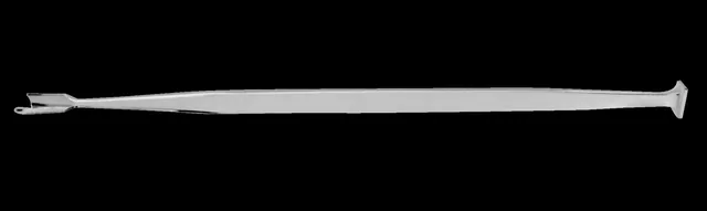 Osteotome/ bone Silver curved Right 0.5 X 20.5 cm — REF C9CKP