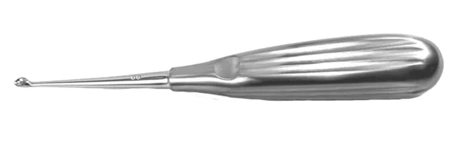 Bone curette Spratt straight 16 cm X 4.5 mm — REF A5LN